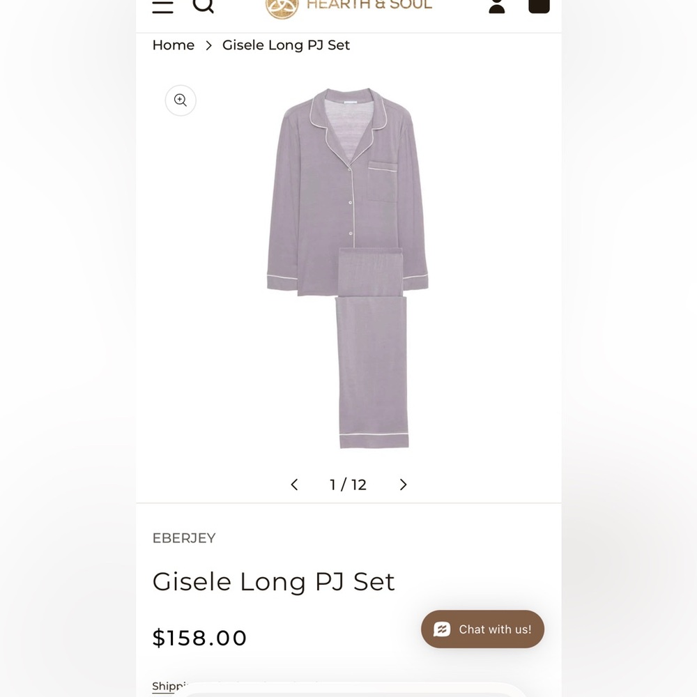 Eberjey Gisele Long PJ Set